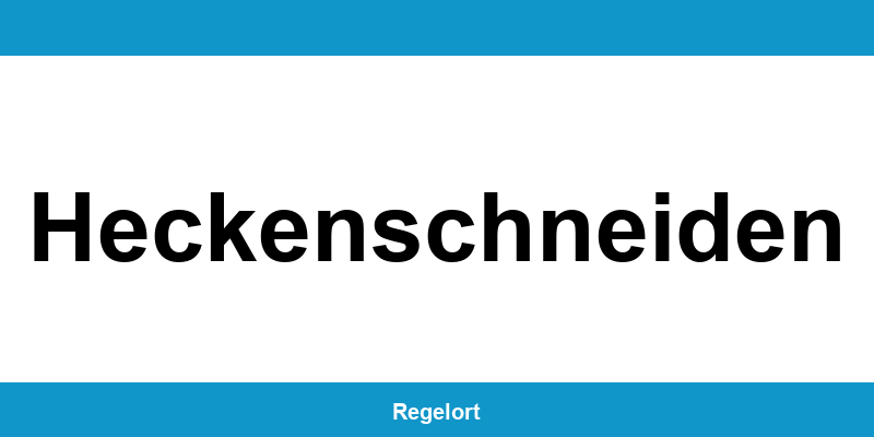 Ordnungsamt Heckenschneiden – Termin und Telefonnummer